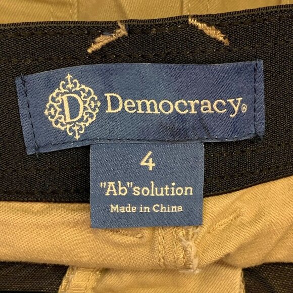 Democracy‎ Women's Ab solution Cotton Stretch Cargo Utility Pants Size 4 - Picture 6 of 14
